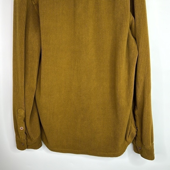 Dkota Grizzly Grayson Brown Button Up Fleece Shirt Size Large - Picture 6 of 10